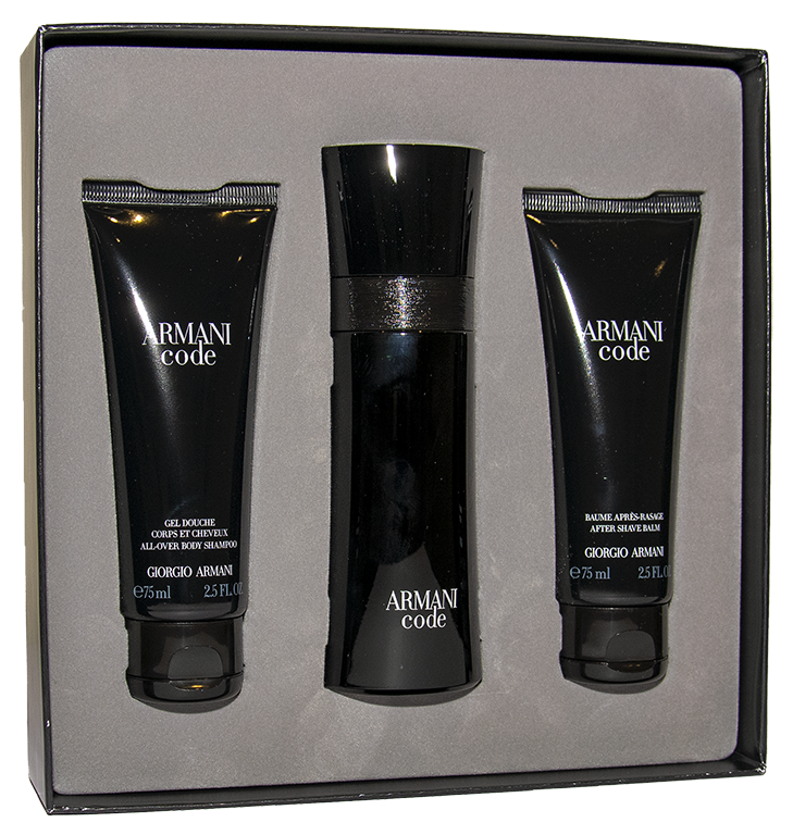 Get trendy with GIORGIO ARMANI Armani Code Gift Set for Men -  available at Scentbay. Grab yours for $110 today!