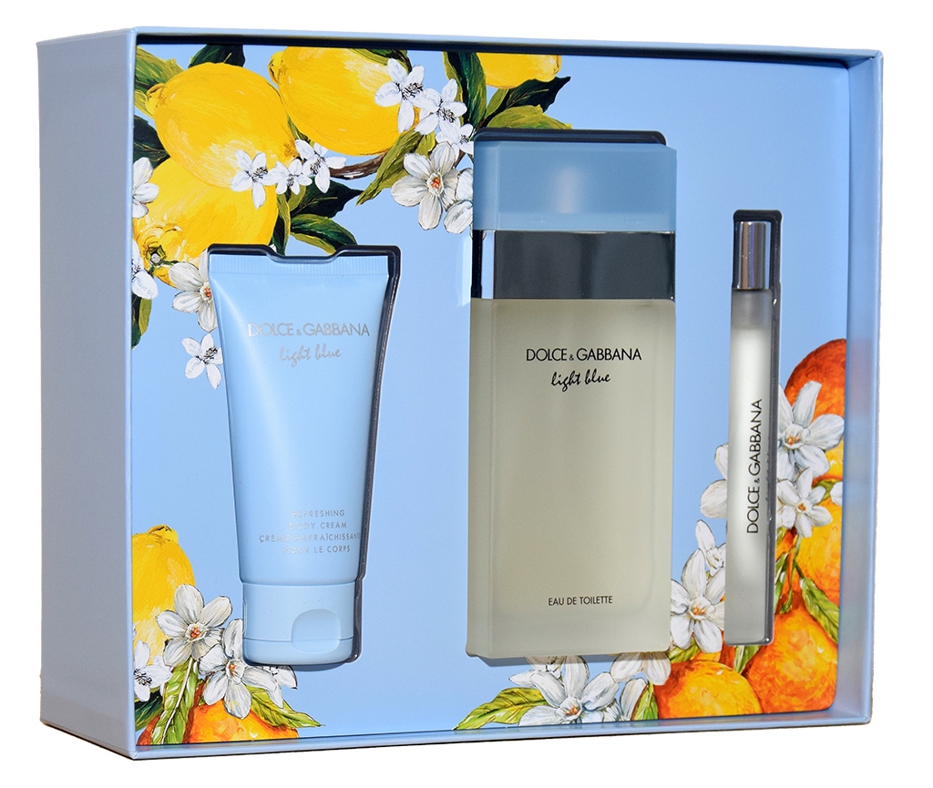 Get trendy with DOLCE & GABBANA Light Blue Gift Set for Women -  available at Scentbay. Grab yours for $110 today!