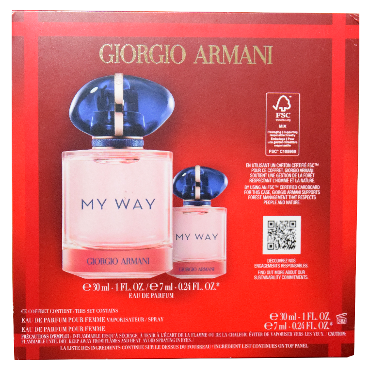 Get trendy with GIORGIO ARMANI My Way Gift Set for Women -  available at Scentbay. Grab yours for $80 today!