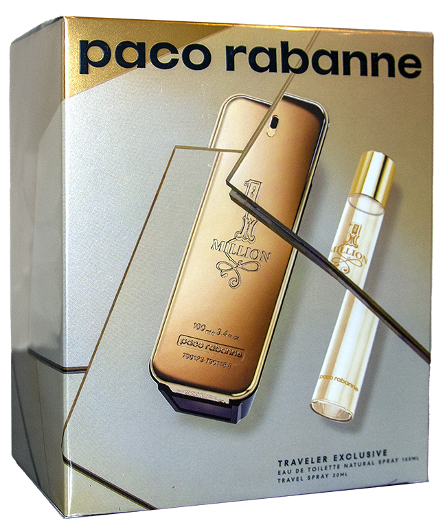 Get trendy with PACO RABANNE One Million Travel Set for Men -  available at Scentbay. Grab yours for $100 today!