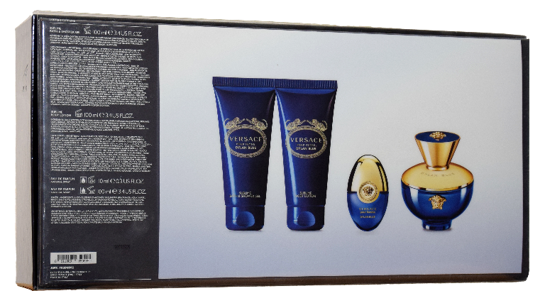 Get trendy with VERSACE Dylan Blue Pour Femme Gift Set for Women -  available at Scentbay. Grab yours for $100 today!