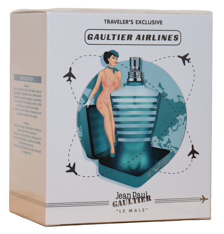 Get trendy with JEAN PAUL GAULTIER Le Male Travel Set for Men -  available at Scentbay. Grab yours for $100 today!