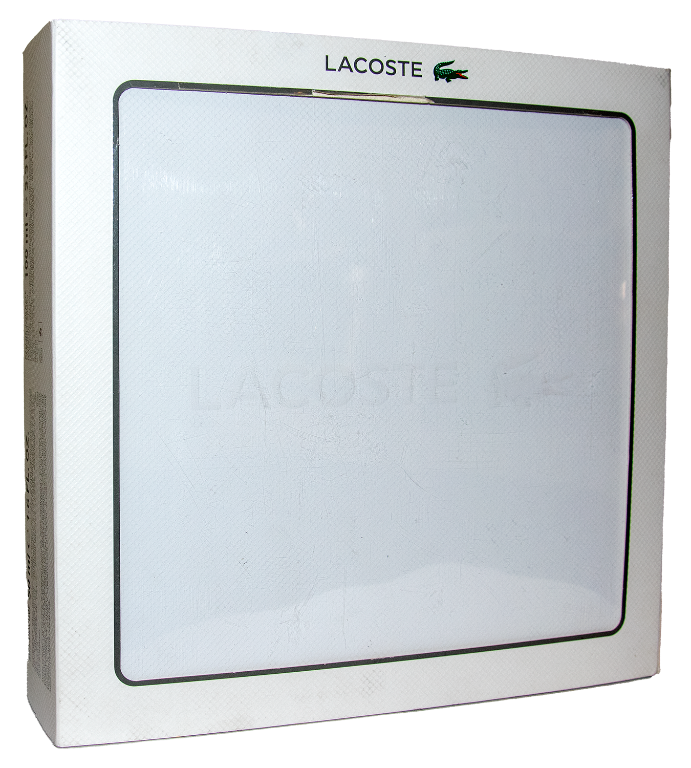 Get trendy with LACOSTE Blanc Pure Gift Set for Men -  available at Scentbay. Grab yours for $60 today!