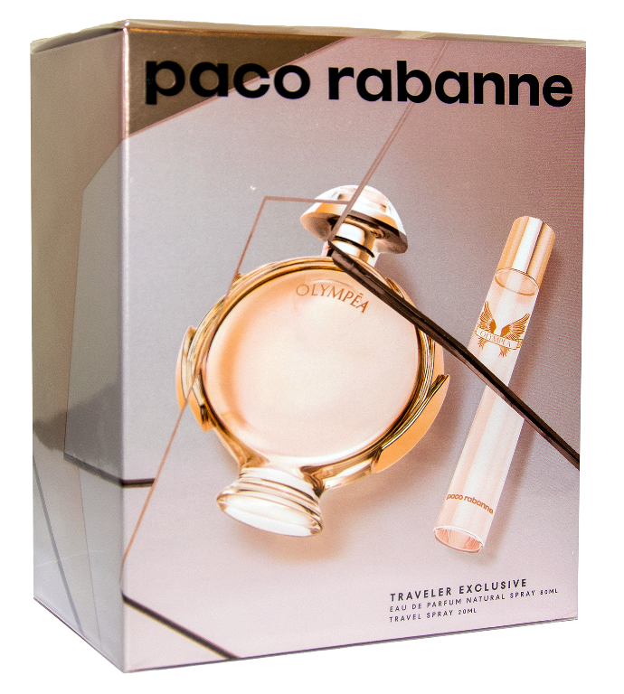 Get trendy with PACO RABANNE Olympea Travel Set for Women -  available at Scentbay. Grab yours for $105 today!