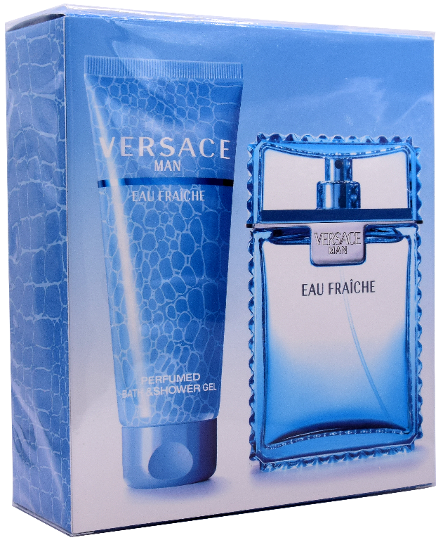 Get trendy with VERSACE Man Eau Fraiche Travel Set for Men -  available at Scentbay. Grab yours for $80 today!